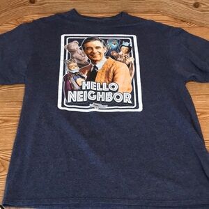 hello Neighbor Mister Rogers T-shirt graphic T-shirt unisex